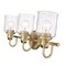 Z-Lite Kinsley 3 Light Vanity, Heirloom Gold And Clear Seeded 340-3V-HG - alternate 2